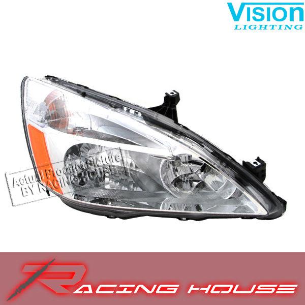 Right passenger side headlight kit unit replacement 2003-2007 honda accord