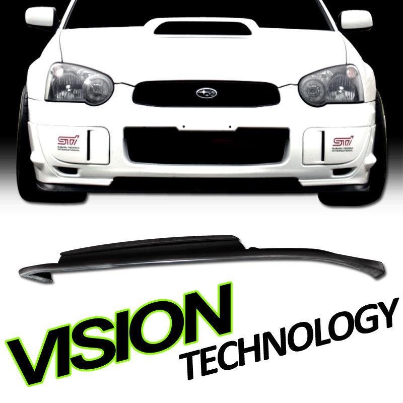 04-05 impreza wrx/sti sedan/wagon pu jdm sport front bumper lip spoiler body kit