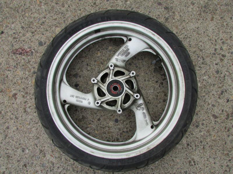 1998 yzf600 yzf 600 front wheel rim tire hub