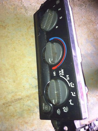 Air conditioning panel control chevy blazer