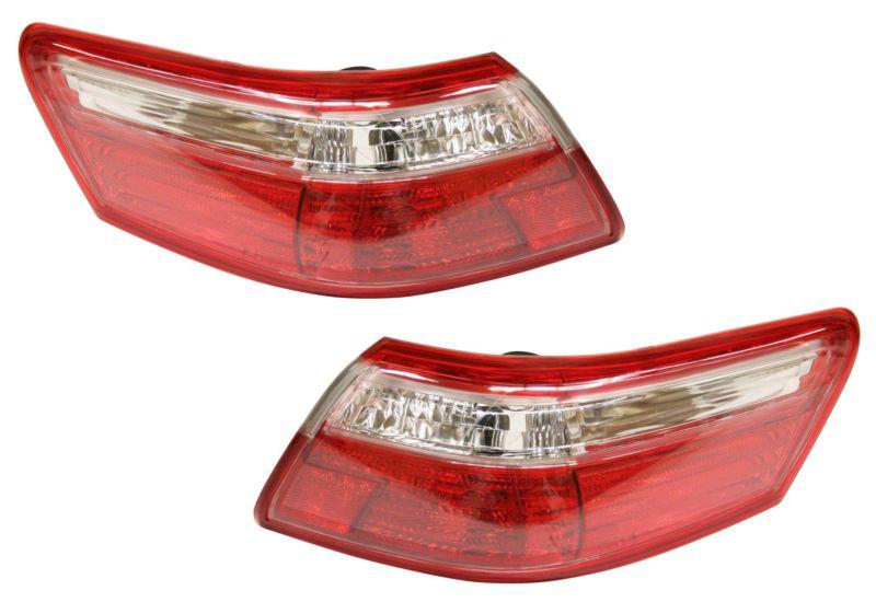 Capa outer tail light brake lamp rear lens & housing pair set driver & passenger