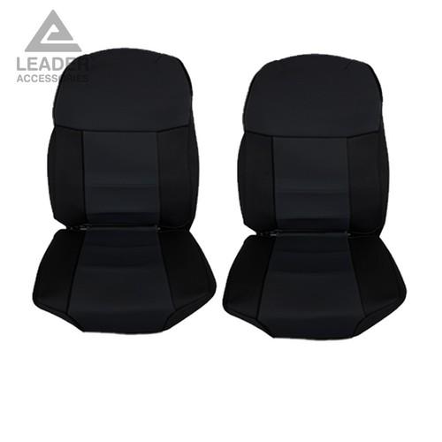 1976-1986 jeep wrangler cj 2-door custom neoprene front seat covers solid black