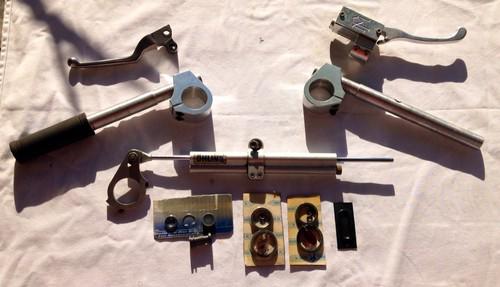 Lot of harley davidson race bike parts