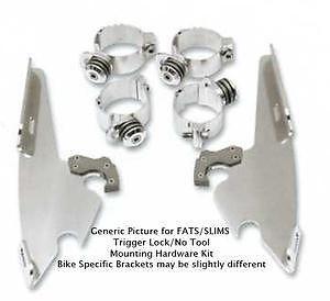 Memphis shades "trigger" sportshield mounting kit f/ harley's