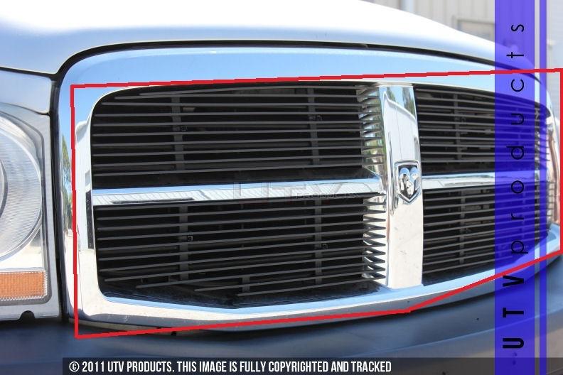 2004 2005 2006 dodge durango 4pc upper black billet grille kit