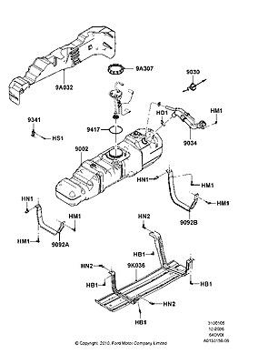 8c3z9034jf pipe fuel filler 09 10 f350sd