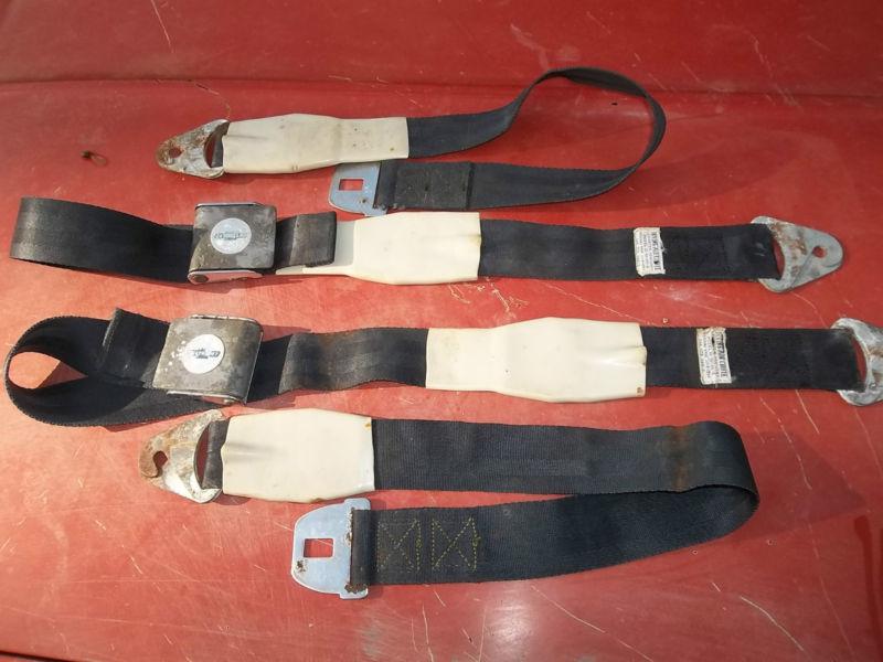 1962 chevrolet  irving air chute black seat belts