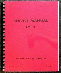 Kawasaki 1970 service manual a1 a1ss a1r a7 a7ss h1