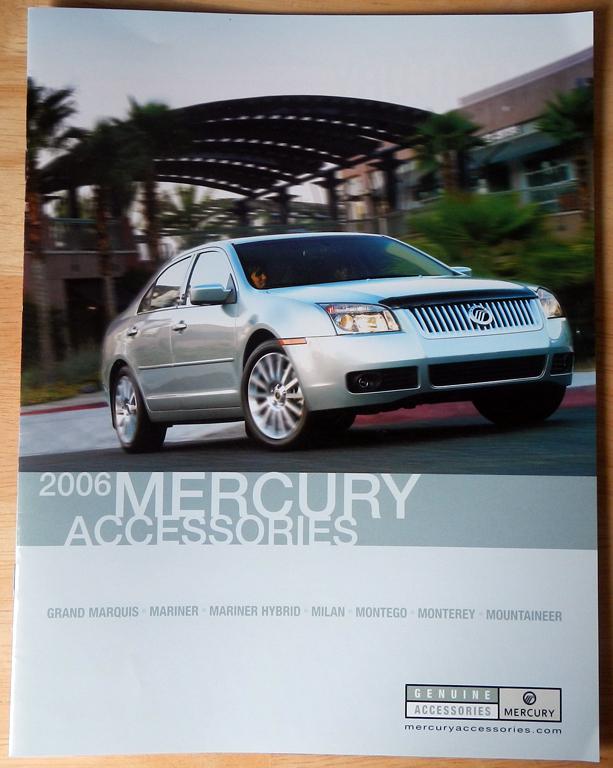 2006 mercury accessories brochure grand marquis mariner milan mountaineer +