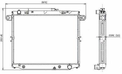 Denso 221-3152 radiator