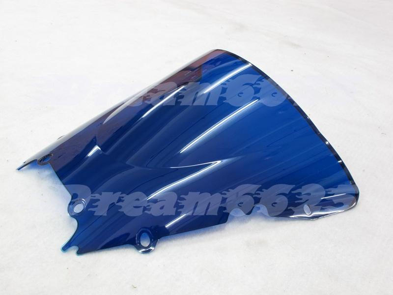 Windscreen windshield fit yamaha y z f yzf 600 r6 yzf-r6 (98 99 00 01 02) d blue