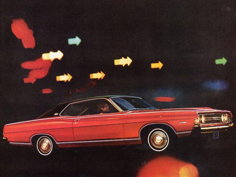 Vintage  original  1968  ford  torino  hardtop  ad - 10 1/4 " x 13 1/2 "