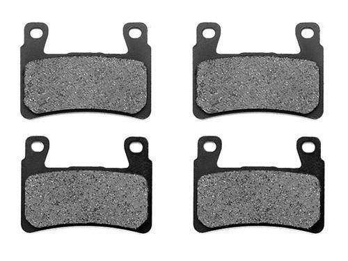 Front carbon kevlar organic nao disc brake pads for 1999-2000 honda cbr 600 f4