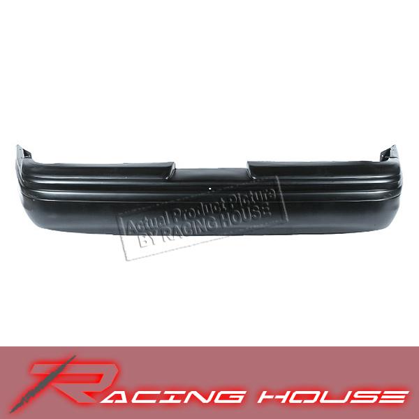 1995-1997 ford crown victoria lx/s primered black plastic rear bumper cover new