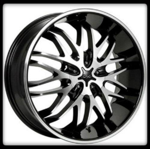 20" x 8.5" cx 818mb cx-18 (5x112/4.5) legend nitro california black wheels rims