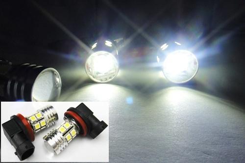 2x 9005 hb3 cree led projector fog light headlight bulb 7w 12 smd bright white