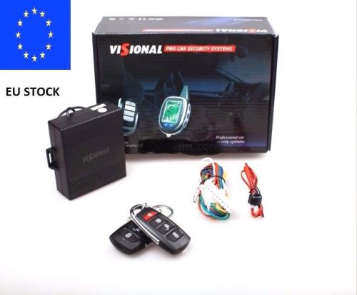 Car alarm door lock/open keyless go system