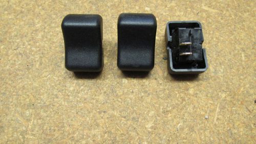 Set of 3 replacement 2-pronged on/off rocker switches - black (grs-4011) rv boat