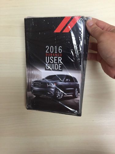 2016 dodge durango owner&#039;s manual kit (new sealed in plastic)