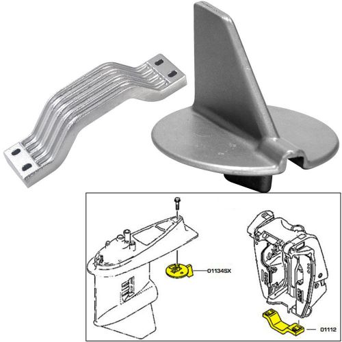 Tecnoseal anode kit yamaha 150 -200 hp lh zinc polybag -21102