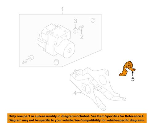 Subaru oem 02-07 impreza anti-lock brakes-g-sensor 27540fe091