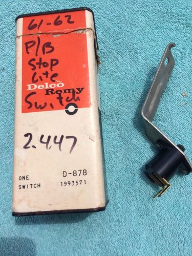 1961 1962 oldsmobile 88 super 88 98 series nos brake stop light lamp switch