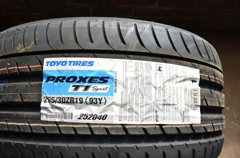 2 new 265 30 19 toyo proxes t1 sport tires