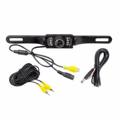 Waterproof car rear view backup reverse camera night vision license plate camera