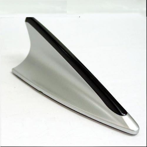 Car decorative shark fin antenna silver black