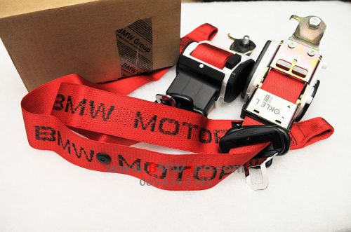 Bmw motorsport seatbelt kit assembled e36 e34 m3 m5 e31 e38 e30 m6 e24 e28 z3