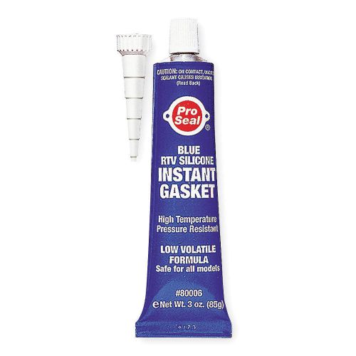 Pro-seal rtv silicone sealant, 3 oz tube, blue 80006