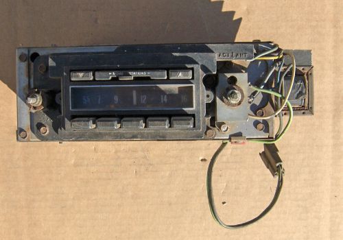 1972 cadillac am radio