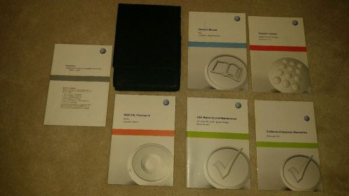 Volkswagen eos owner&#039;s manual complete set oem