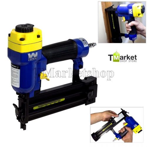 Air stapler machine 18 gauge 3/8&#034;-2&#034; crown heavy duty lightweight aluminum tools