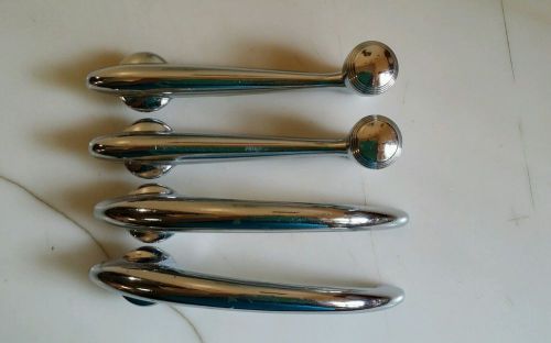 Vintage set of 4 original 1941 1942 1943-1948 chrysler interior door handles