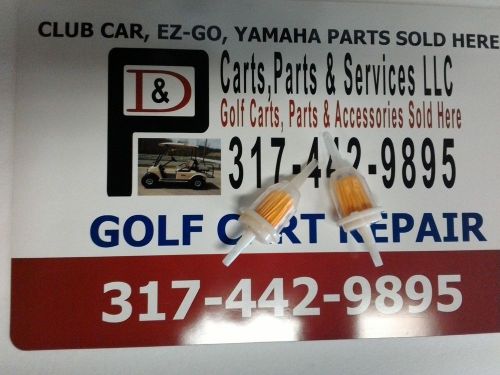 Golf cart 2 fuel  filter club car ez-go yamaha inline fuel