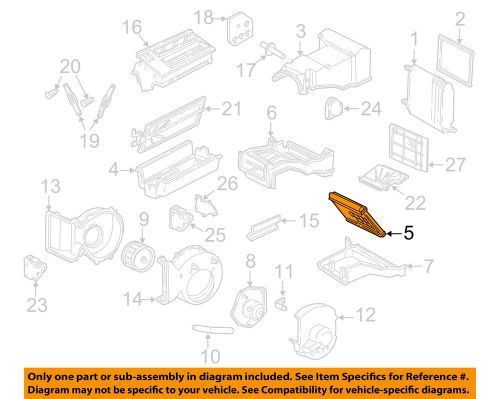 Gm oem-hvac heater core 89019173