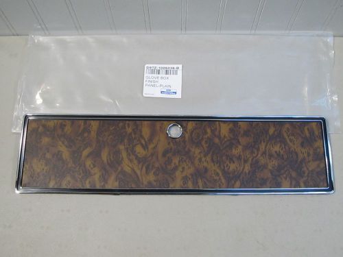 New 1976-1979 ford f-100/350 truck  glove box door woodgrain finish panel