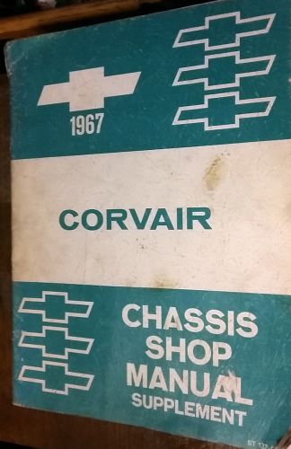 1967 chevrolet corvair auto shop manual chassis supplement chevy 67