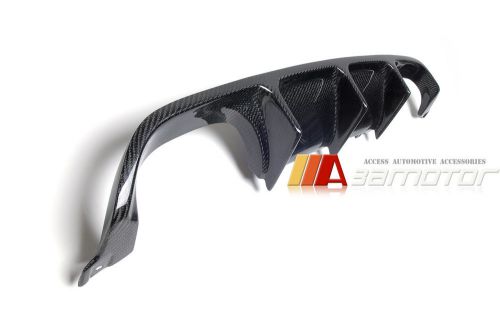 Carbon fiber r style big fins rear diffuser for bmw f80 m3 f82 f83 m4 bumper