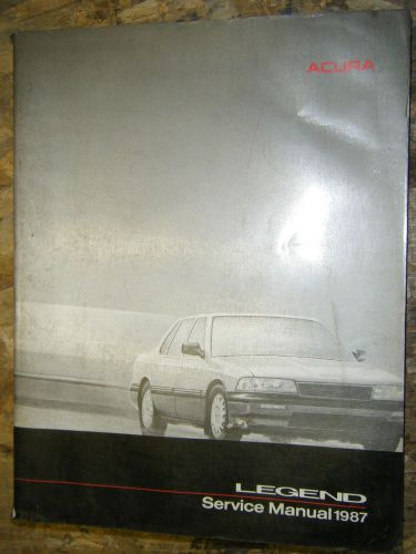 1987 acura legend original factory service manual shop repair 87