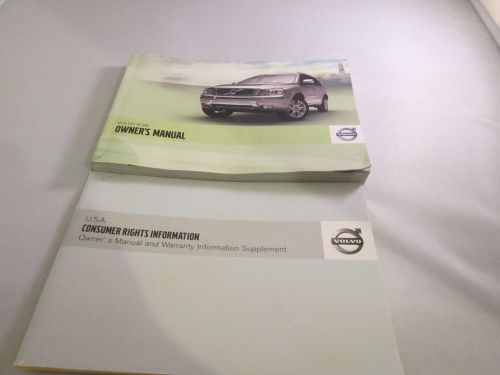 Volvo xc90 owners manual warranty book quick reference guide w/ case