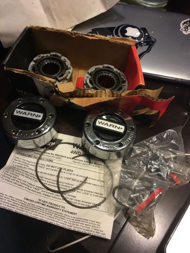 New open box warn 20990 premium 19 spline manual locking hubs pair