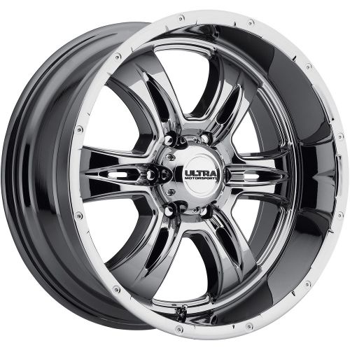 Ultra predator ii 249 20x9 6x139.7 (6x5.5) +12mm pvd chrome wheels rims