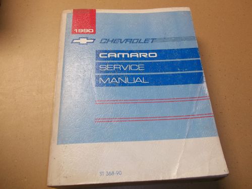 1990 chevrolet camaro factory shop service manual