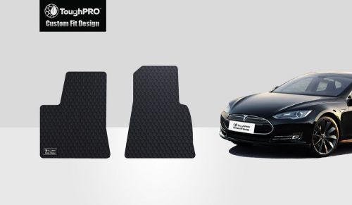Toughpro heavy duty custom fit floor mats for 2012-2015 tesla model s two front