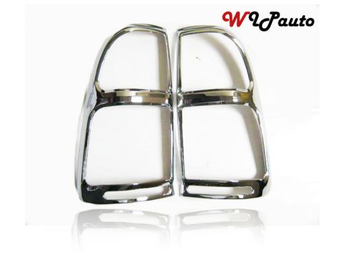 Rear tail light lamp guards chrome covers trim toyota hilux vigo champ mk7 12 13