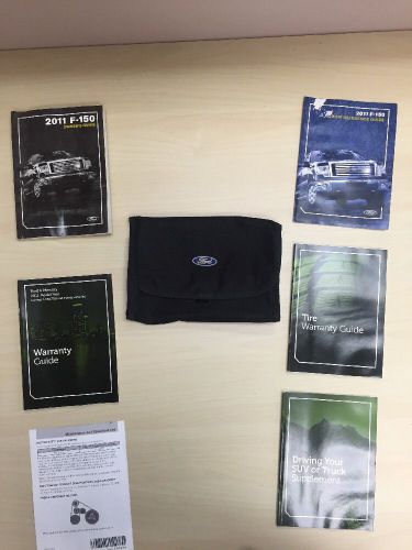 Ford f-150  2011 owners manual books with case oem