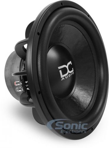 Dc audio m2lv315d2 level 3 900w rms 15&#034; dual 2 ohm car subwoofer car audio sub