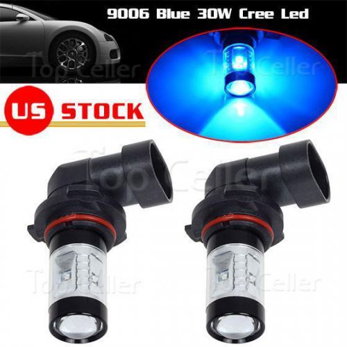 Two 9006 fog light driving lamps super power blue led hb4 for mercedes-benz